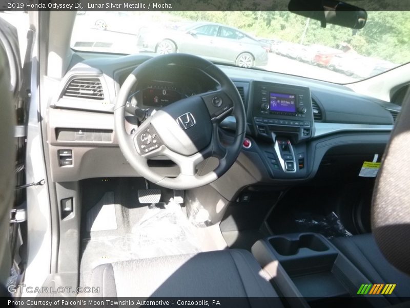 Lunar Silver Metallic / Mocha 2019 Honda Odyssey LX