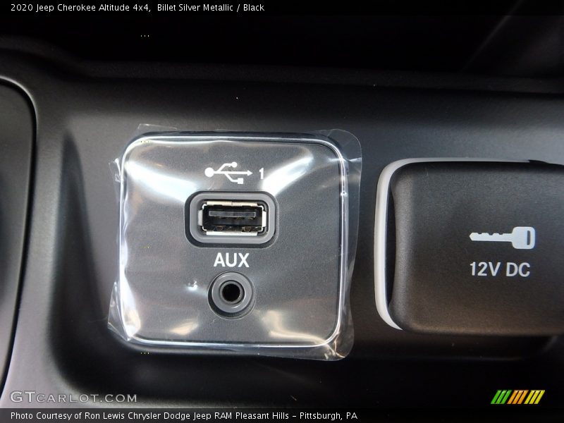 Billet Silver Metallic / Black 2020 Jeep Cherokee Altitude 4x4