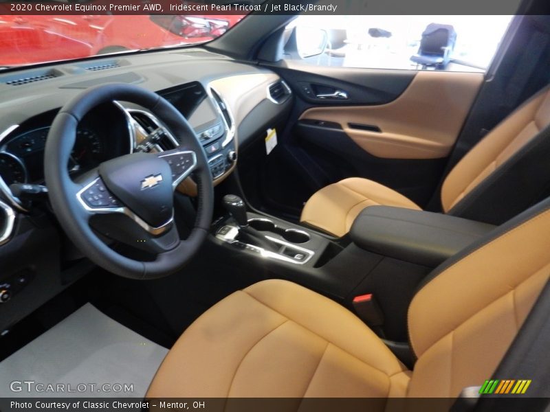 Iridescent Pearl Tricoat / Jet Black/Brandy 2020 Chevrolet Equinox Premier AWD
