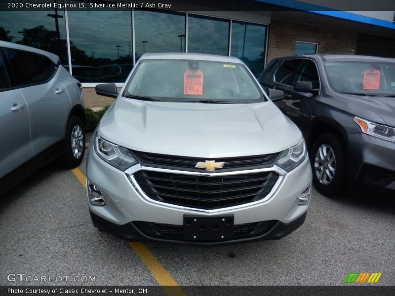Silver Ice Metallic / Ash Gray 2020 Chevrolet Equinox LS