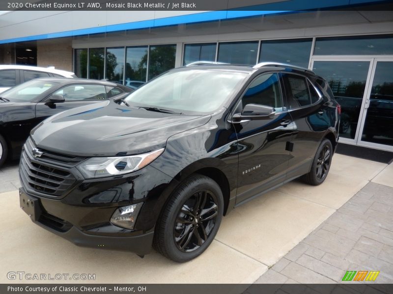 Mosaic Black Metallic / Jet Black 2020 Chevrolet Equinox LT AWD