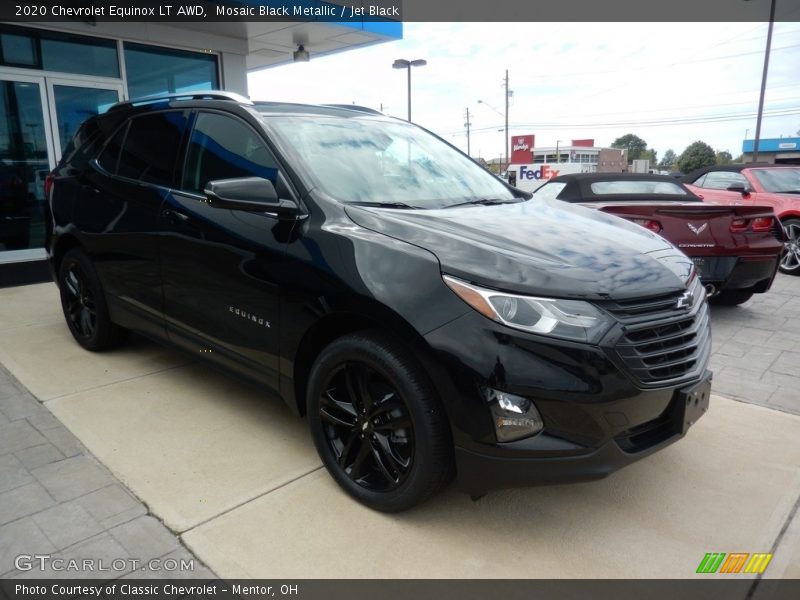 Mosaic Black Metallic / Jet Black 2020 Chevrolet Equinox LT AWD