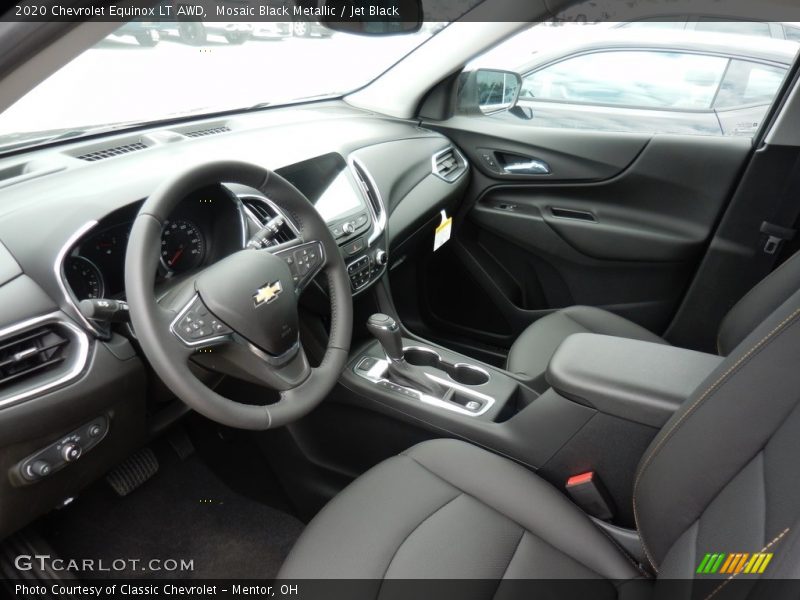 Mosaic Black Metallic / Jet Black 2020 Chevrolet Equinox LT AWD