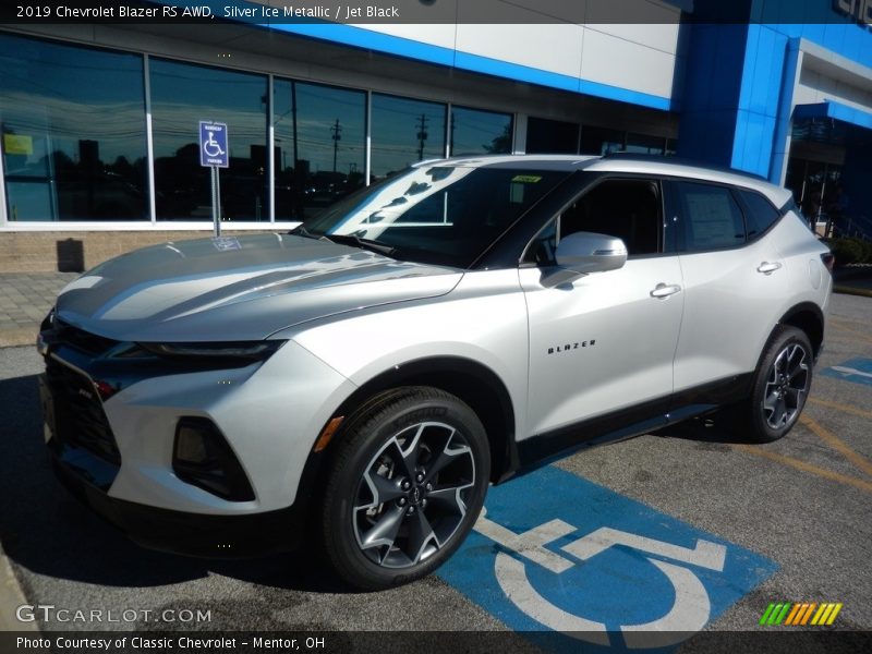 Silver Ice Metallic / Jet Black 2019 Chevrolet Blazer RS AWD