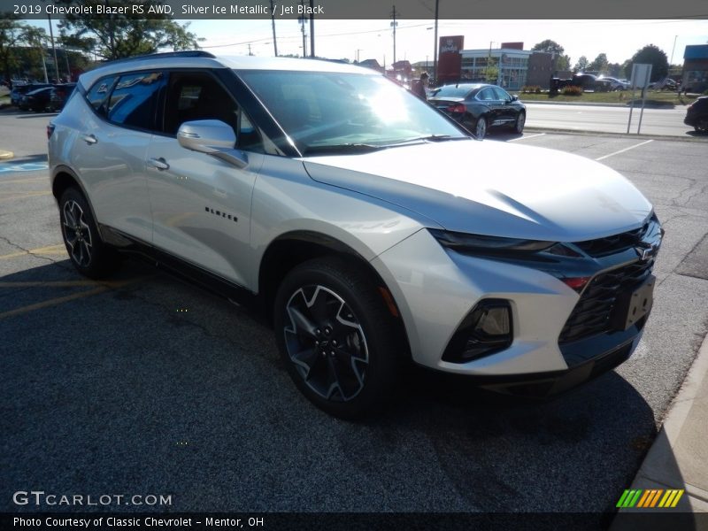 Silver Ice Metallic / Jet Black 2019 Chevrolet Blazer RS AWD