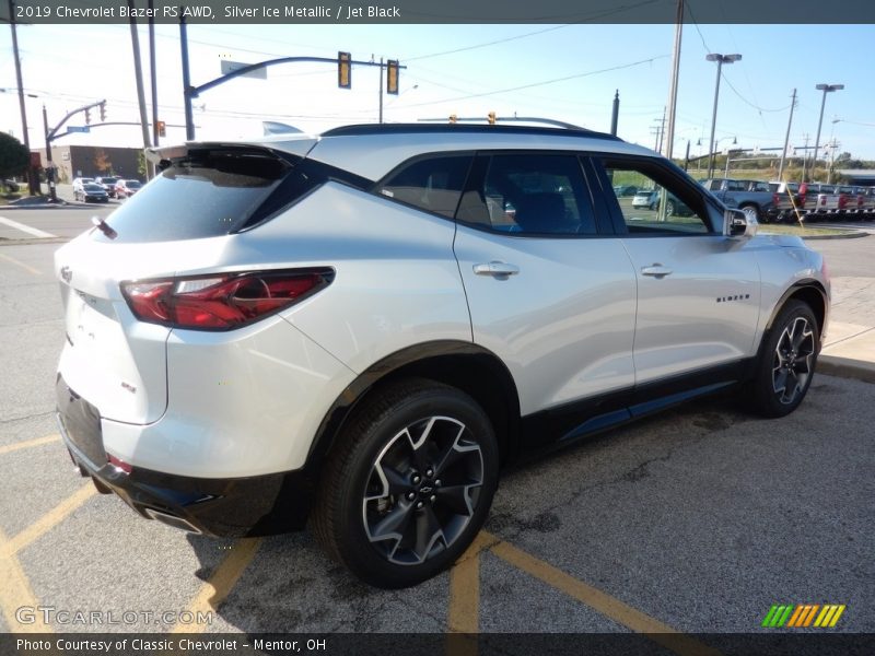Silver Ice Metallic / Jet Black 2019 Chevrolet Blazer RS AWD