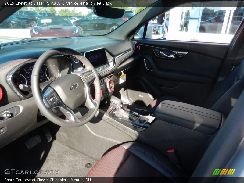 Silver Ice Metallic / Jet Black 2019 Chevrolet Blazer RS AWD