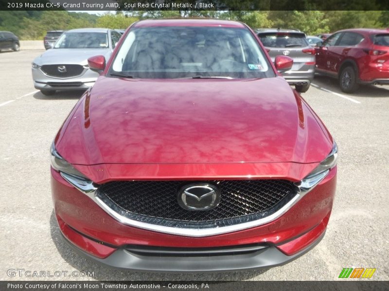 Soul Red Crystal Metallic / Black 2019 Mazda CX-5 Grand Touring AWD