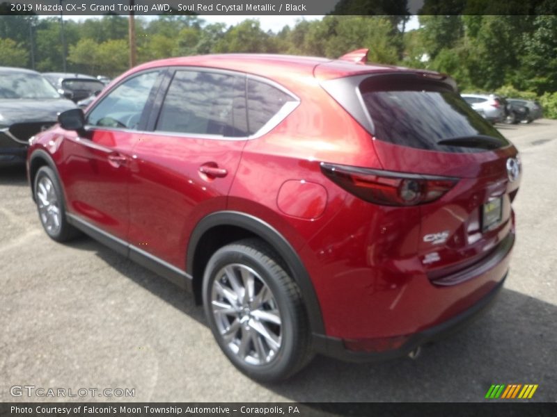 Soul Red Crystal Metallic / Black 2019 Mazda CX-5 Grand Touring AWD