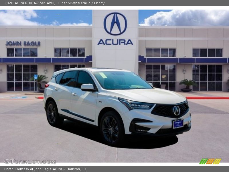 Lunar Silver Metallic / Ebony 2020 Acura RDX A-Spec AWD