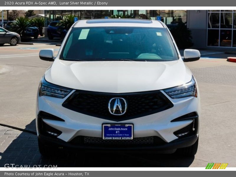 Lunar Silver Metallic / Ebony 2020 Acura RDX A-Spec AWD