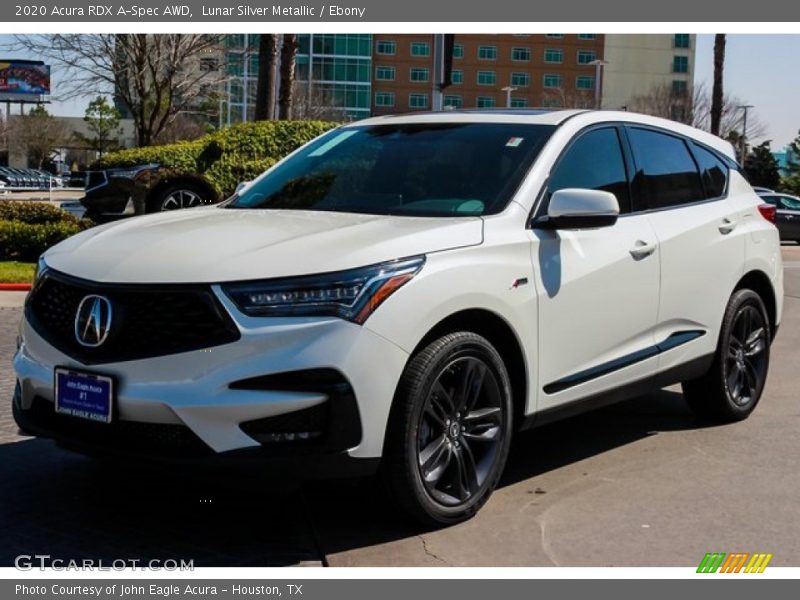 Lunar Silver Metallic / Ebony 2020 Acura RDX A-Spec AWD