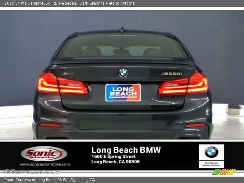 Dark Graphite Metallic / Mocha 2020 BMW 5 Series M550i xDrive Sedan