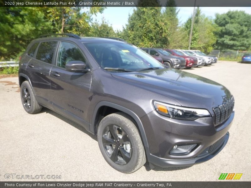 Granite Crystal Metallic / Black 2020 Jeep Cherokee Latitude Plus 4x4