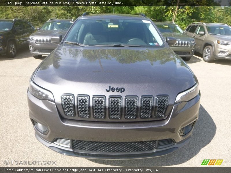 Granite Crystal Metallic / Black 2020 Jeep Cherokee Latitude Plus 4x4