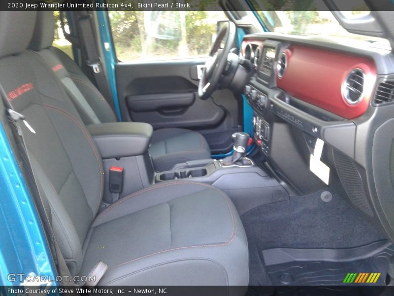 Front Seat of 2020 Wrangler Unlimited Rubicon 4x4