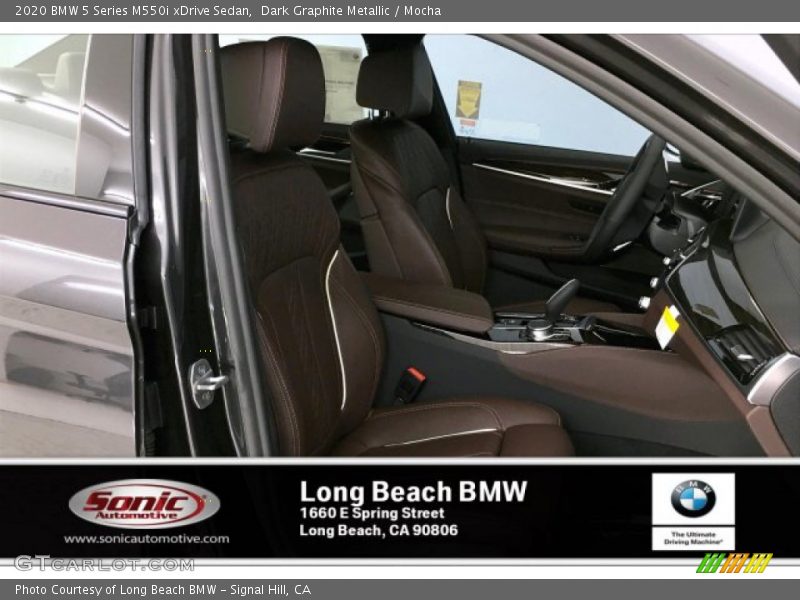 Dark Graphite Metallic / Mocha 2020 BMW 5 Series M550i xDrive Sedan