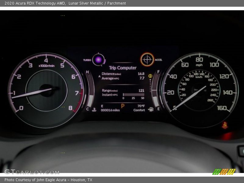 Lunar Silver Metallic / Parchment 2020 Acura RDX Technology AWD