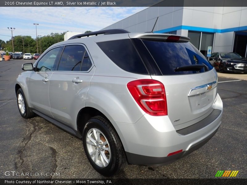 Silver Ice Metallic / Jet Black 2016 Chevrolet Equinox LT AWD