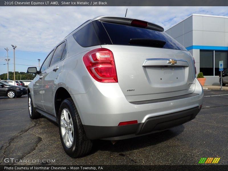 Silver Ice Metallic / Jet Black 2016 Chevrolet Equinox LT AWD