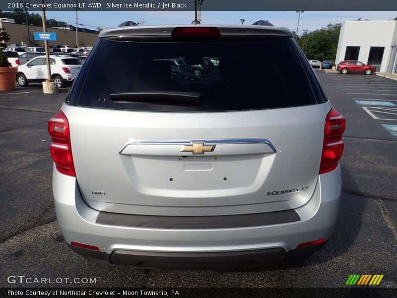 Silver Ice Metallic / Jet Black 2016 Chevrolet Equinox LT AWD