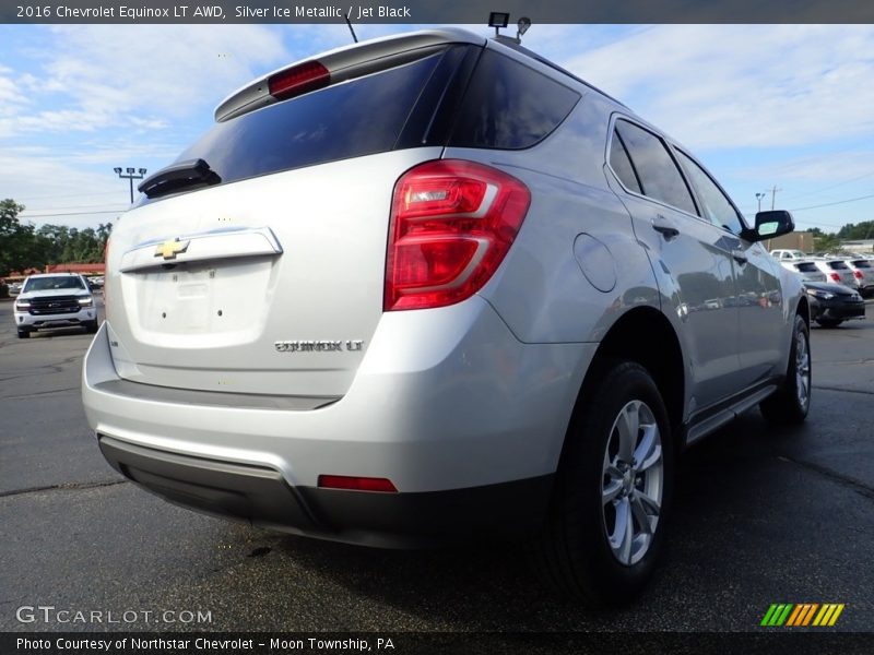 Silver Ice Metallic / Jet Black 2016 Chevrolet Equinox LT AWD