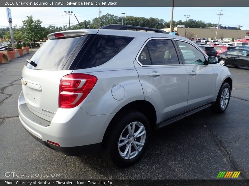 Silver Ice Metallic / Jet Black 2016 Chevrolet Equinox LT AWD