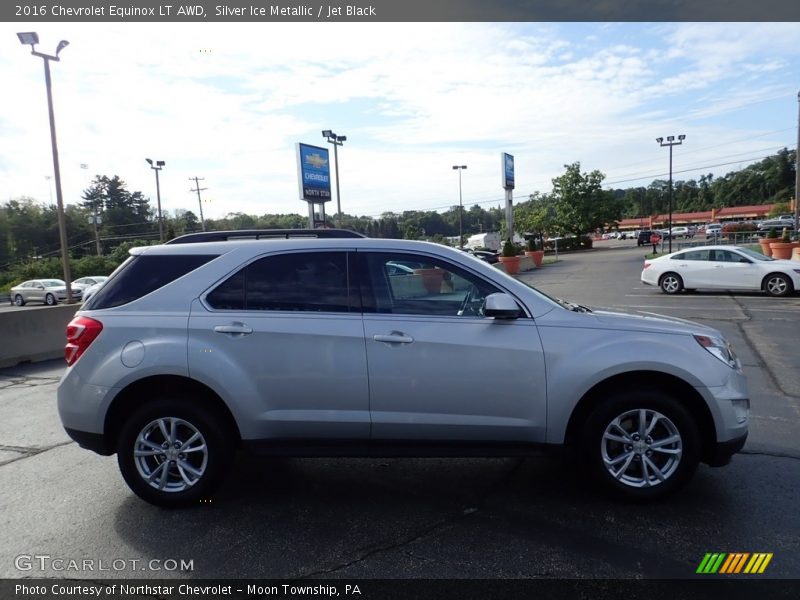 Silver Ice Metallic / Jet Black 2016 Chevrolet Equinox LT AWD