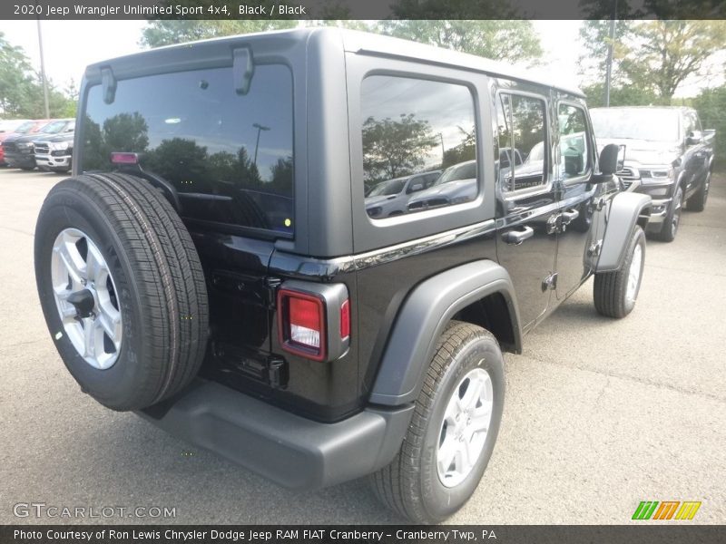 Black / Black 2020 Jeep Wrangler Unlimited Sport 4x4