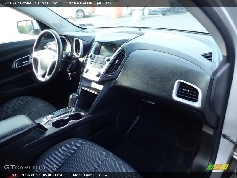 Silver Ice Metallic / Jet Black 2016 Chevrolet Equinox LT AWD