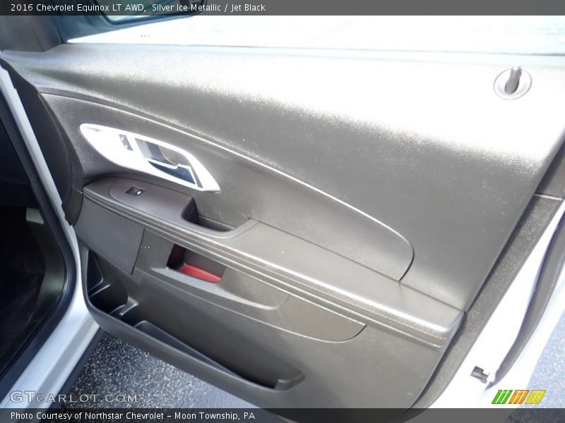 Silver Ice Metallic / Jet Black 2016 Chevrolet Equinox LT AWD