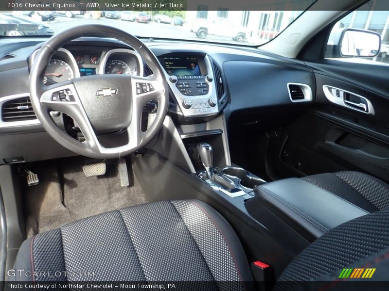 Silver Ice Metallic / Jet Black 2016 Chevrolet Equinox LT AWD