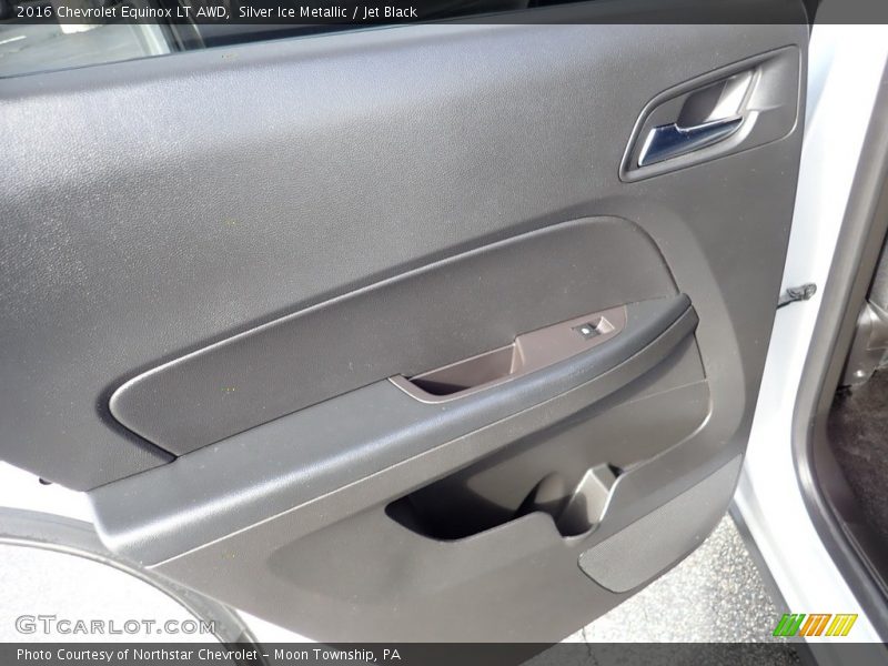 Silver Ice Metallic / Jet Black 2016 Chevrolet Equinox LT AWD