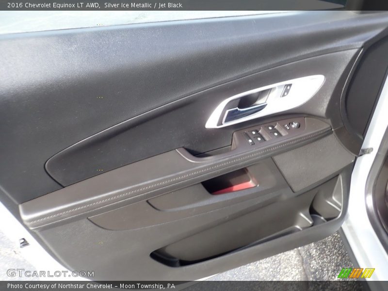 Silver Ice Metallic / Jet Black 2016 Chevrolet Equinox LT AWD