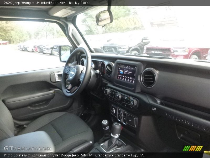 Black / Black 2020 Jeep Wrangler Unlimited Sport 4x4