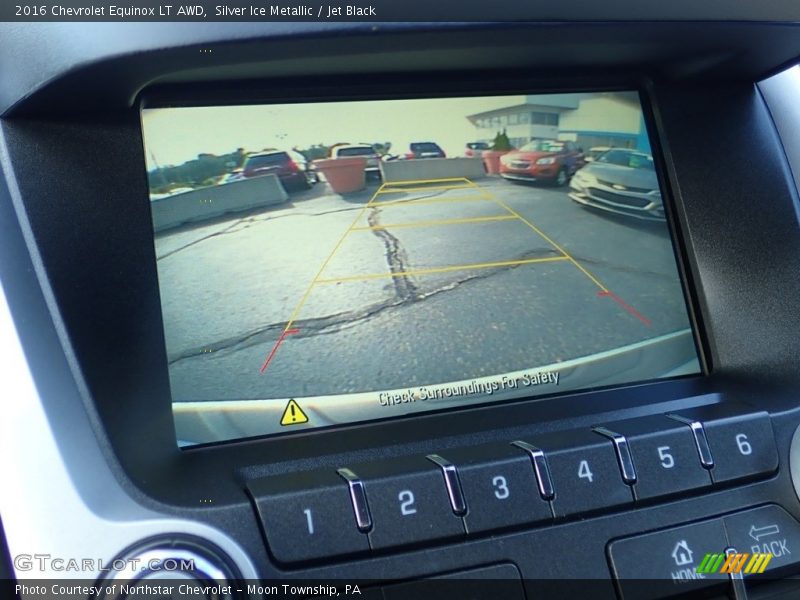 Silver Ice Metallic / Jet Black 2016 Chevrolet Equinox LT AWD