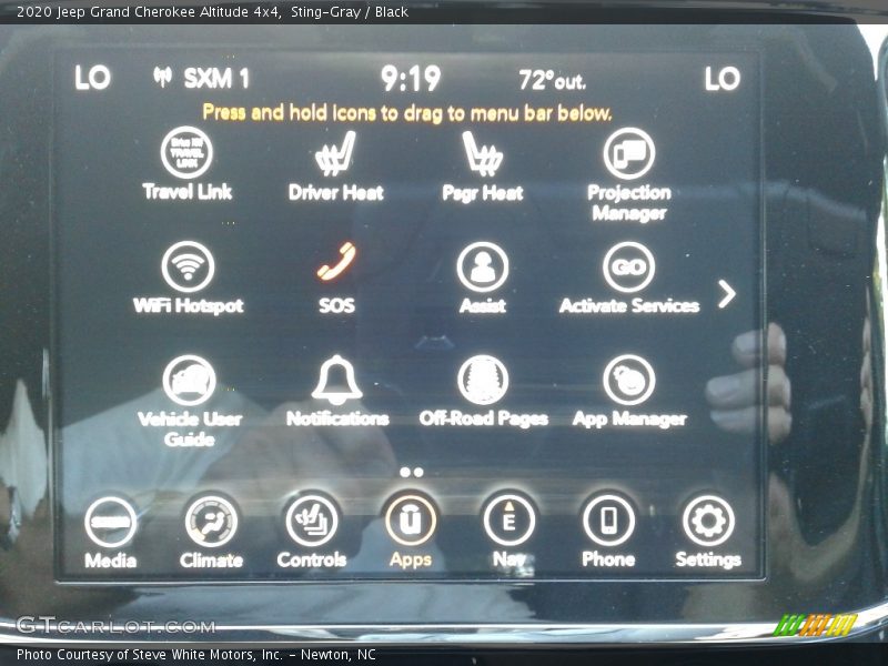 Sting-Gray / Black 2020 Jeep Grand Cherokee Altitude 4x4