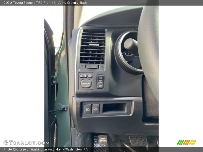 Controls of 2020 Sequoia TRD Pro 4x4