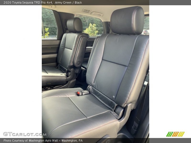 Rear Seat of 2020 Sequoia TRD Pro 4x4