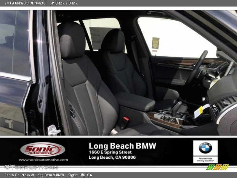 Jet Black / Black 2019 BMW X3 sDrive30i