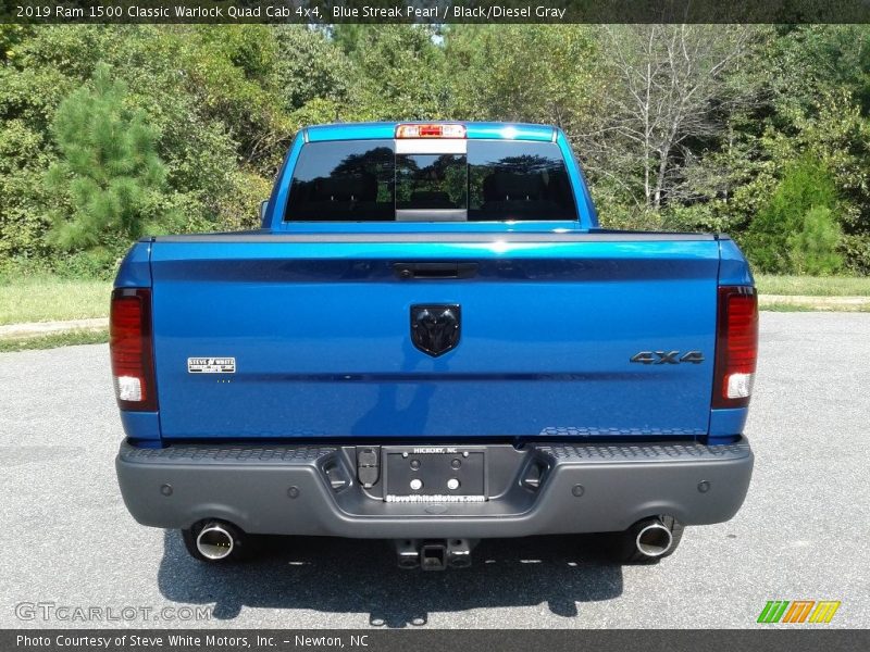 Blue Streak Pearl / Black/Diesel Gray 2019 Ram 1500 Classic Warlock Quad Cab 4x4