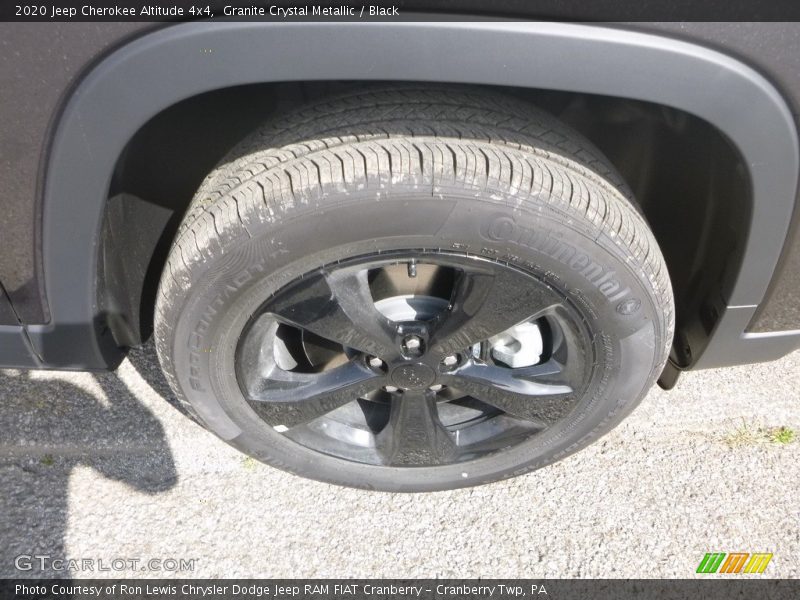 Granite Crystal Metallic / Black 2020 Jeep Cherokee Altitude 4x4