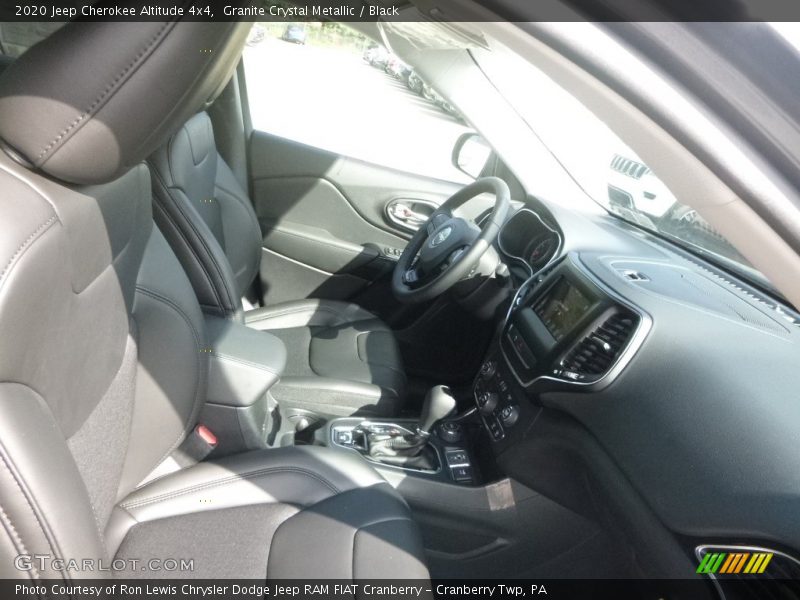 Front Seat of 2020 Cherokee Altitude 4x4