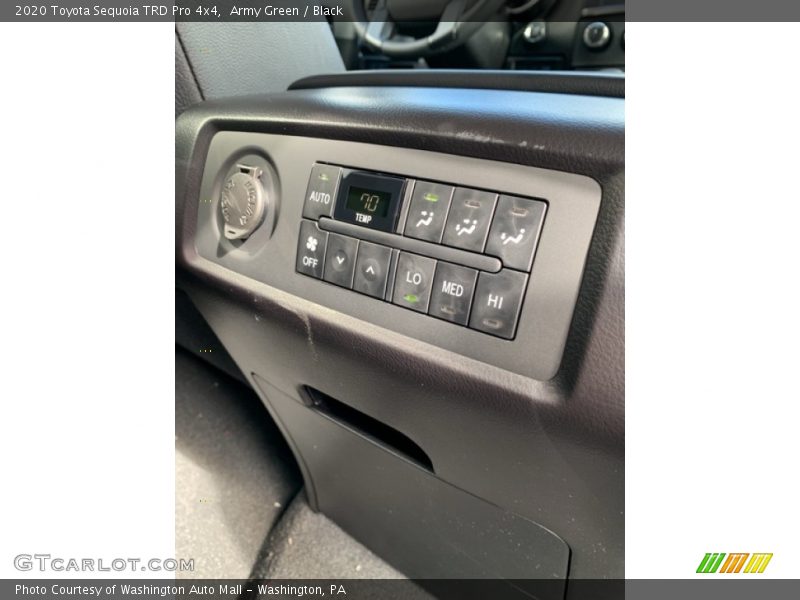 Controls of 2020 Sequoia TRD Pro 4x4