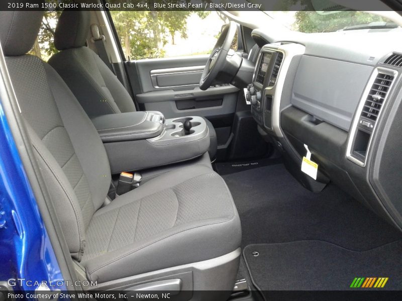 Front Seat of 2019 1500 Classic Warlock Quad Cab 4x4