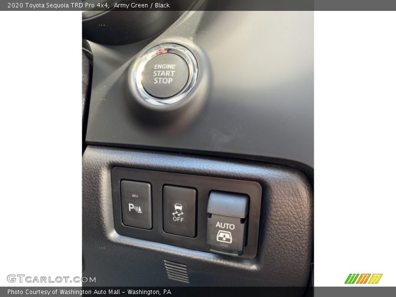 Controls of 2020 Sequoia TRD Pro 4x4