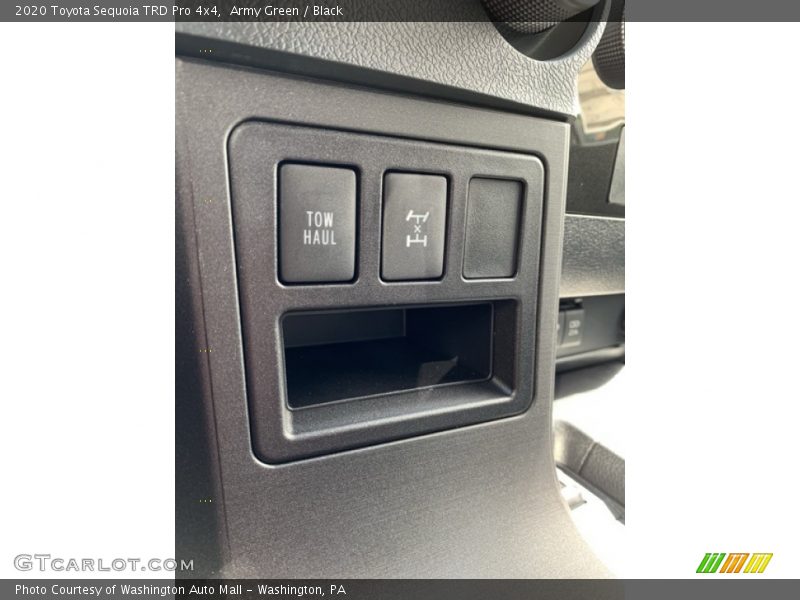 Controls of 2020 Sequoia TRD Pro 4x4