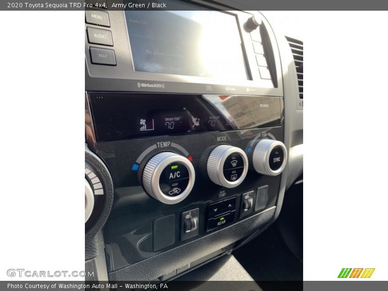 Controls of 2020 Sequoia TRD Pro 4x4