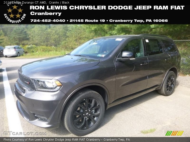 Granite / Black 2019 Dodge Durango GT AWD