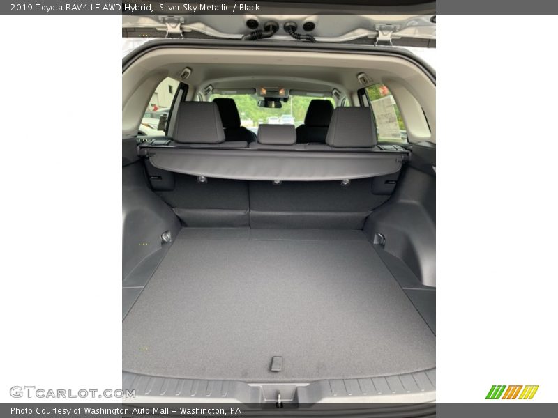 Silver Sky Metallic / Black 2019 Toyota RAV4 LE AWD Hybrid